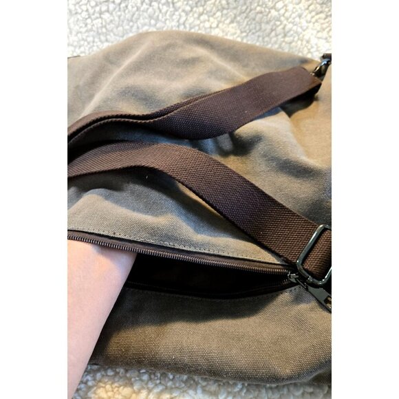 MyHozee Gray Canvas Interchangeable Shoulder Bag To Backpack w/Adjustable Strap - Picture 12 of 16